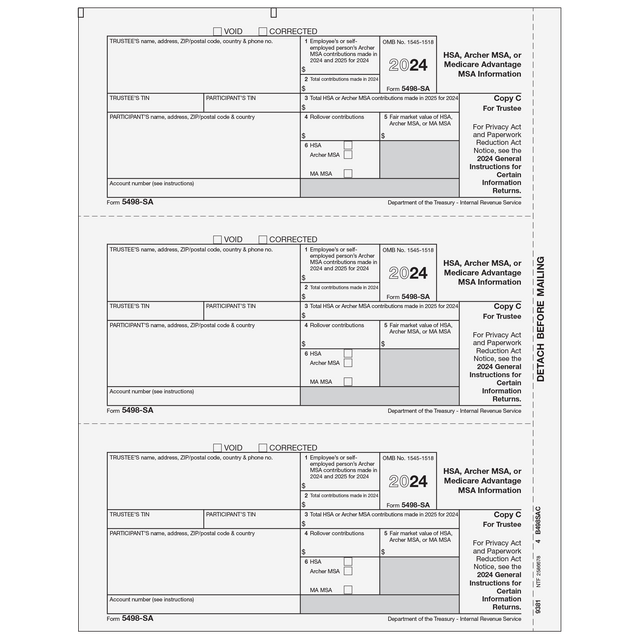 5498-SA Trustee Copy C