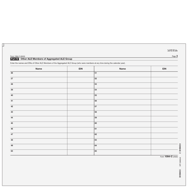 1094-C Employer Provided Health Transmittal Page 3