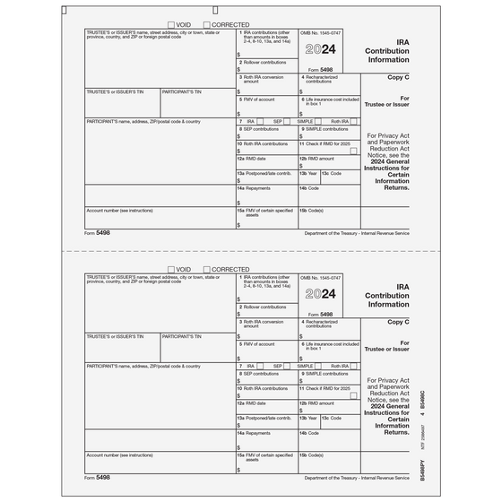 5498 Trustee/Issuer Copy C