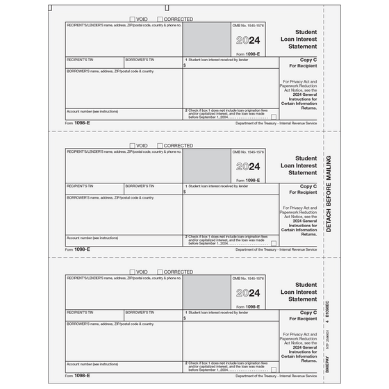 1098-E Recipient Copy C