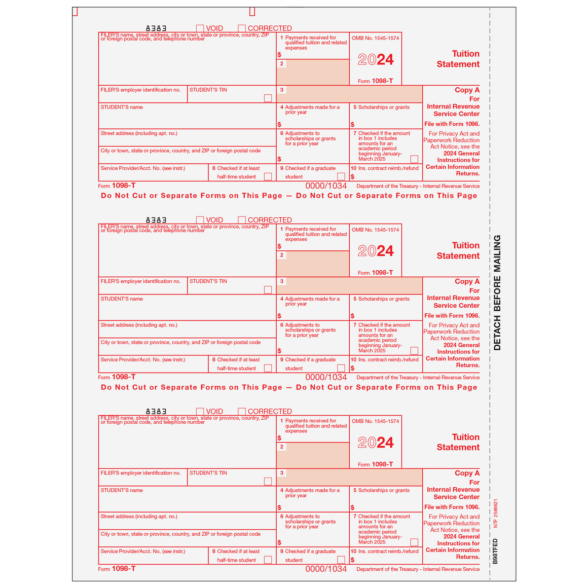 1098-T Federal Copy A