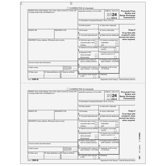 1099-B Recipient State Copy 2