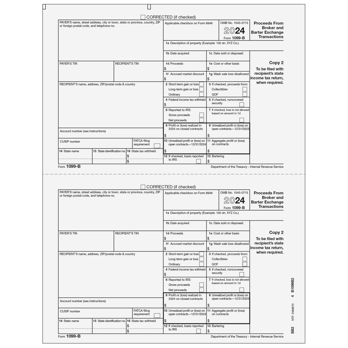 1099-B Recipient State Copy 2