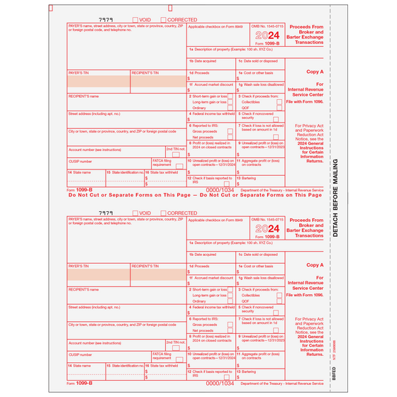 1099-B Federal Copy A