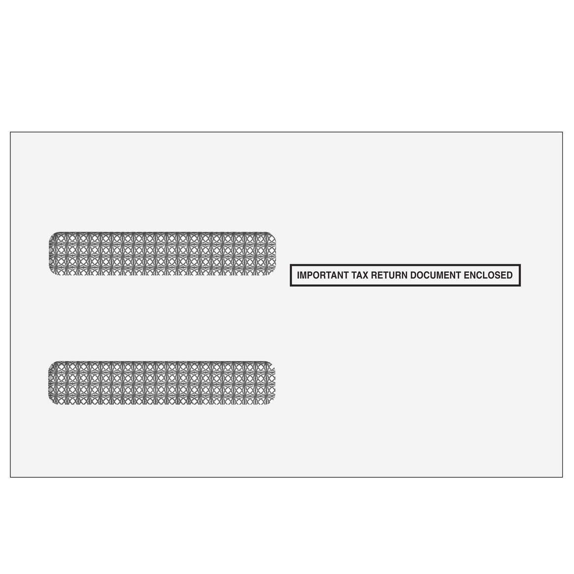 W-2 4up Quad Double Window Envelope (for high speed inserting equip/W24UPA)