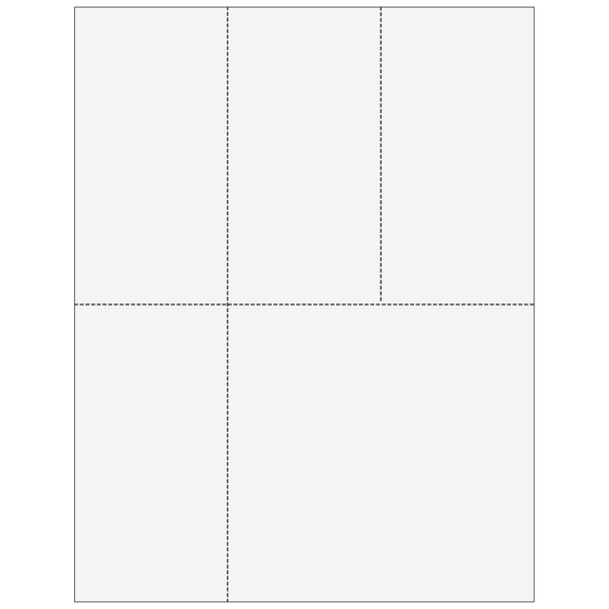 Universal 4up Blank Laser Paper