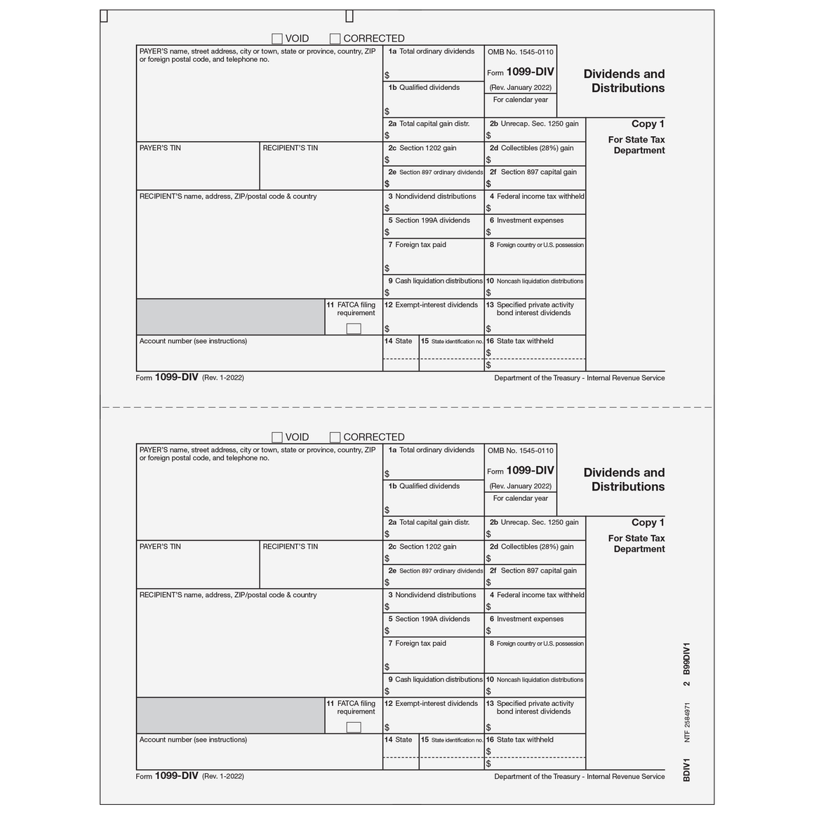 1099-DIV Payer State Copy 1