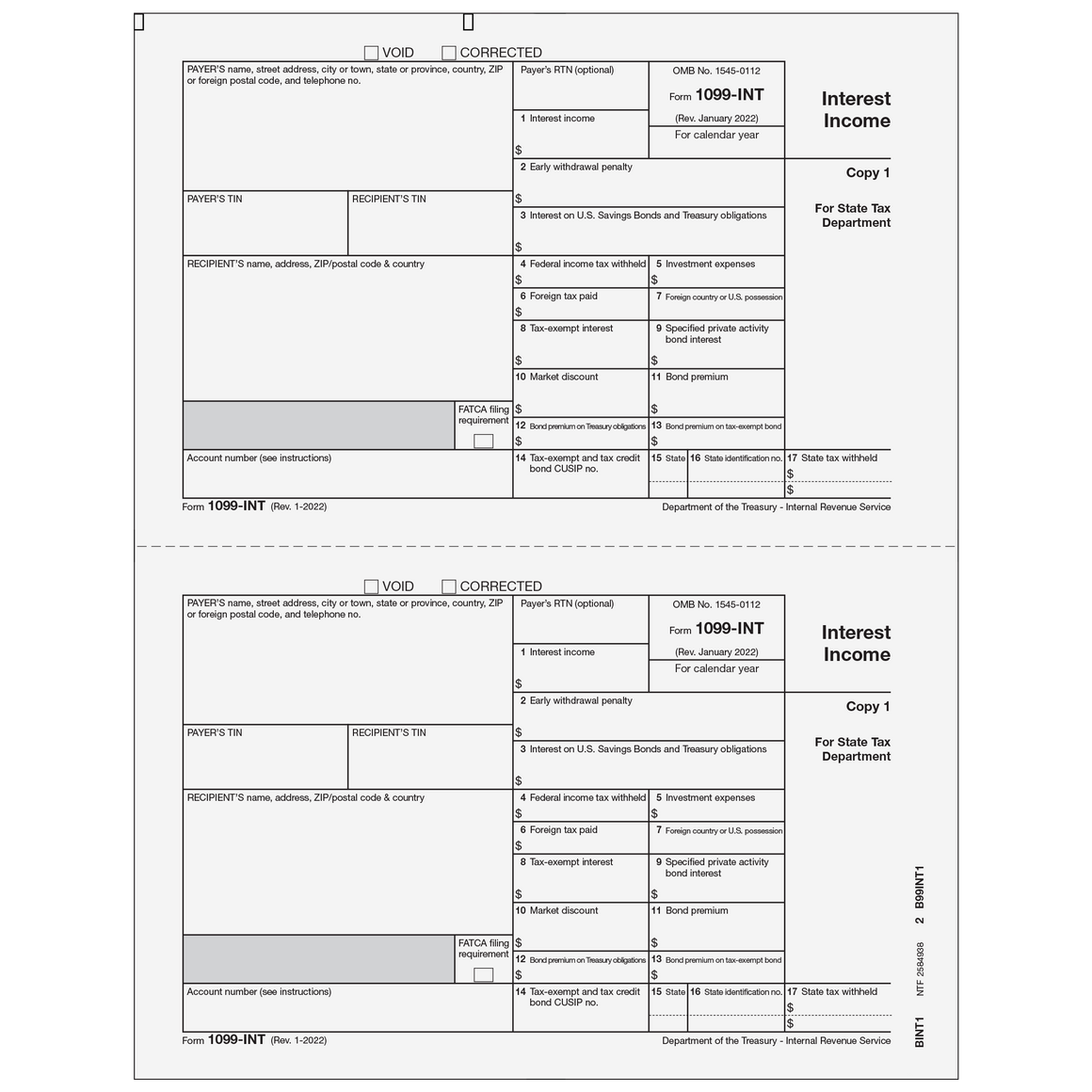 1099-INT Payer State Copy 1