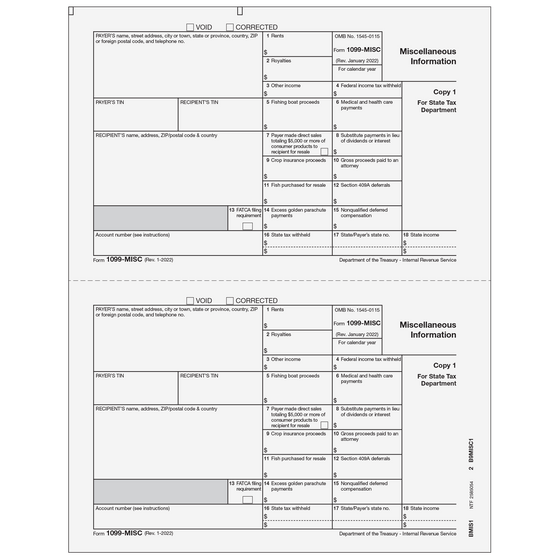 1099-MISC Payer State Copy 1