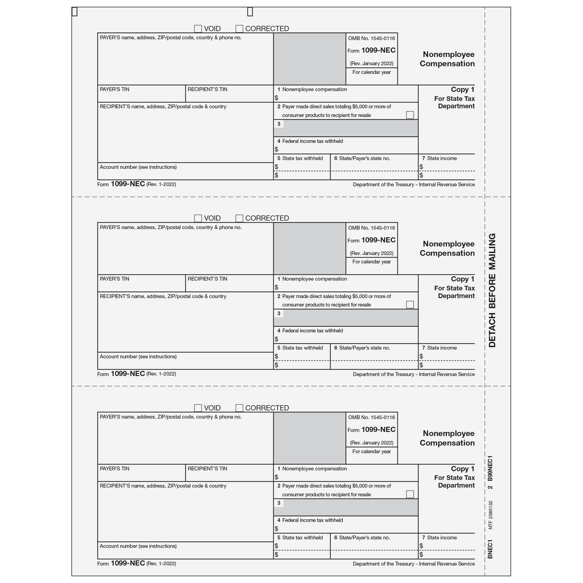 1099-NEC Payer State Copy 1